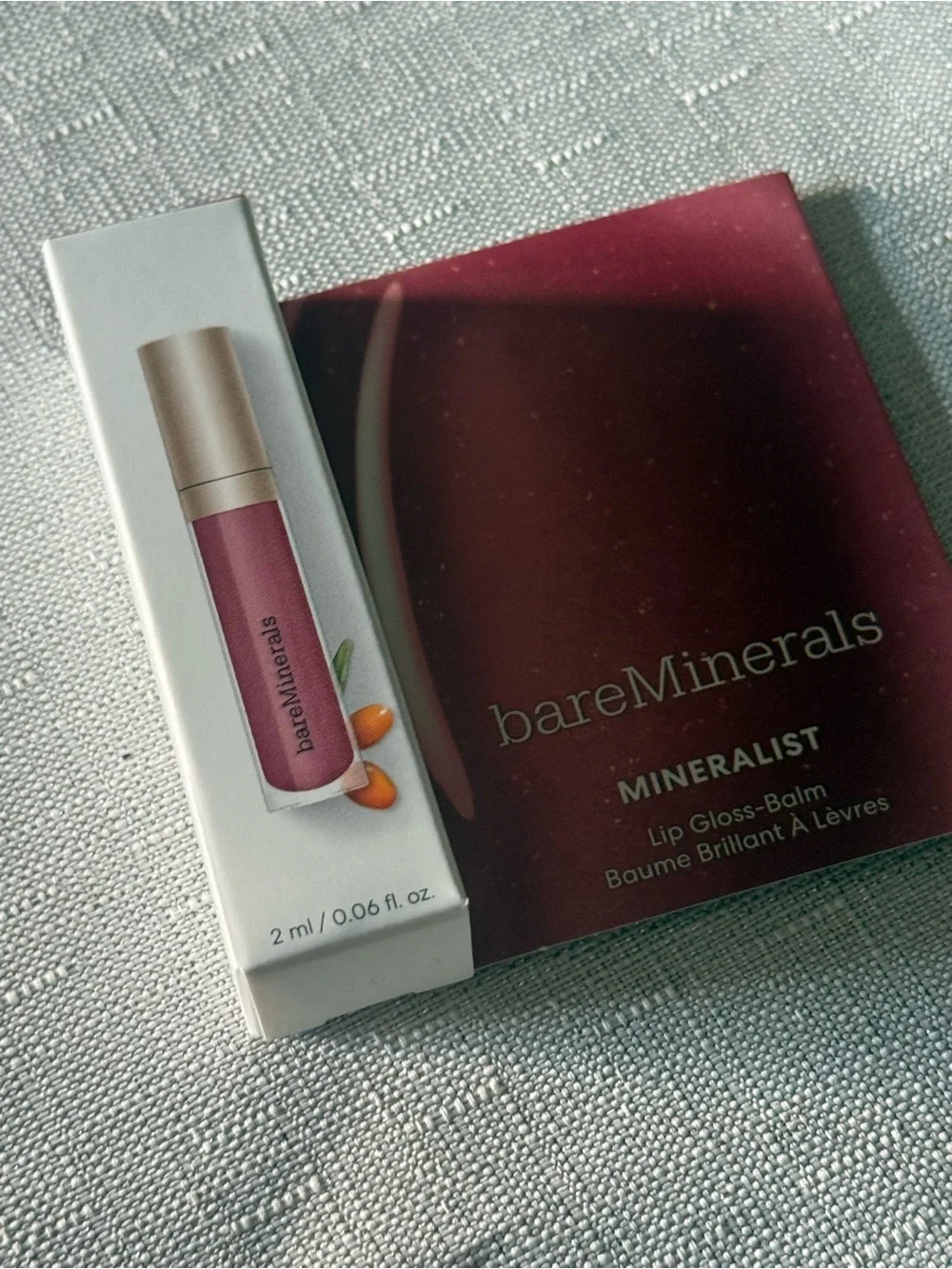 bareMinerals MINERALIST Lip Gloss-Balm Sincerity 2 mL Mini New in Box